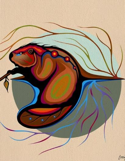 Amik (Beaver) | The Art of Emily Kewageshig - NATIVE PRIDE Photo (44667472) - Fanpop