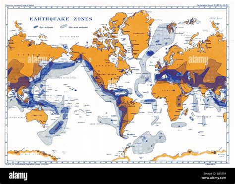 The World S Major Earthquake Zones Map Hazard Map Global Map ...