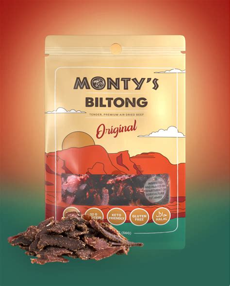 Buy Original Biltong Beef | Certified Halal Biltong | Monty's Snack – Monty's Snacks