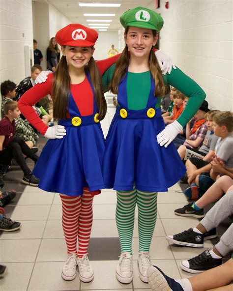 Pin on Halloween | Mario and luigi halloween costume, Mario and luigi costume, Super mario costumes