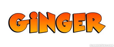 Ginger Logo | Free Name Design Tool from Flaming Text
