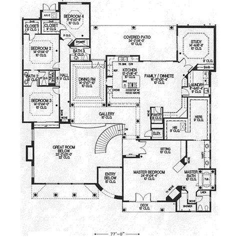 floor plan | Planos de casas modernas, Casas de una planta, Casas