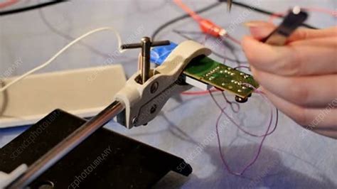 Soldering circuit board - Stock Video Clip - K007/8029 - Science Photo Library