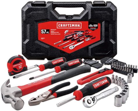 Craftsman Home Tool Kit / Mechanics Tools Kit, 57-Piece (CMMT99446) Sets - Walmart.com