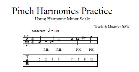 How to Play Artificial And Pinch Harmonics