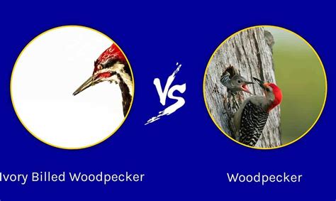 Ivory-Billed Woodpecker vs Pileated Woodpecker: What are the Differences? - A-Z Animals