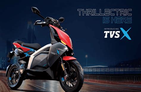 TVS Unveils Premium TVS X Electric Scooter with Cutting-Edge Features ...