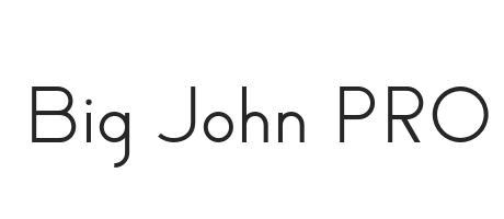 Big John PRO - Font Family (Typeface) Free Download TTF, OTF - Fontmirror.com