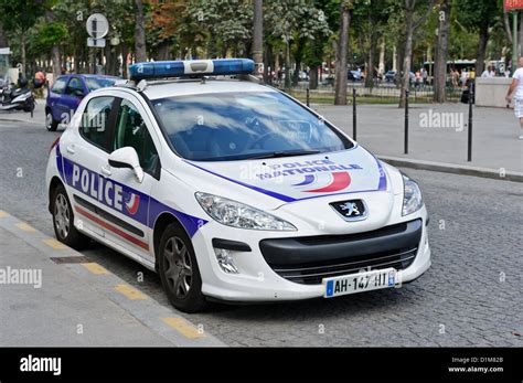 French Police car, Paris, France Stock Photo - Alamy