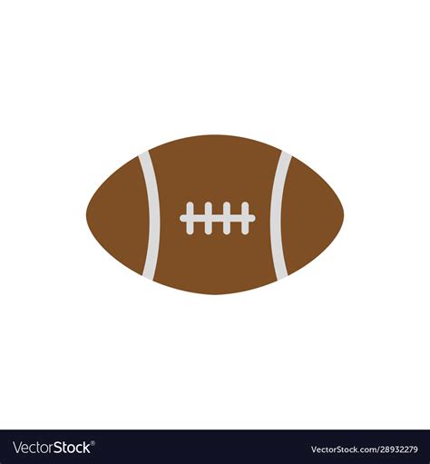 American football ball design Royalty Free Vector Image