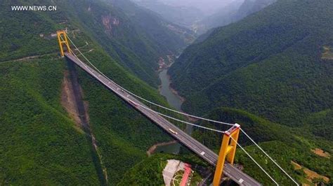 Sidu River Bridge, China~ The current reigning champ of the highest ...