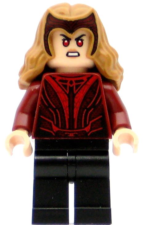 LEGO Super Heroes Minifigure Scarlet Witch - Hair with Tiara