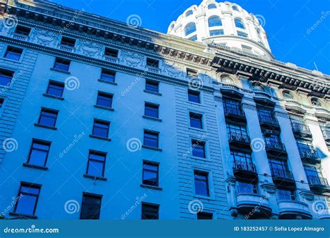 Vintage Building Architecture Icon Closeup Retro Style Stock Image ...