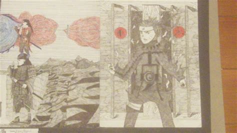 Naruto-Final Valley Madara and Hashirama Pen-Ink by Kotaro117 on DeviantArt