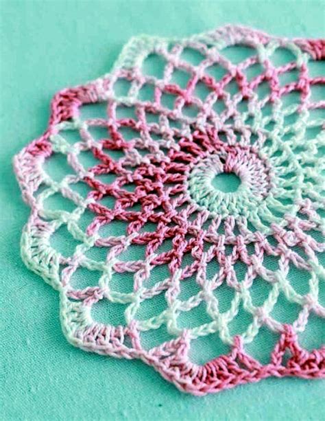 40 Pretty and Easy Crochet Doily for Beginners - Bored Art | Crochet doily patterns, Free ...