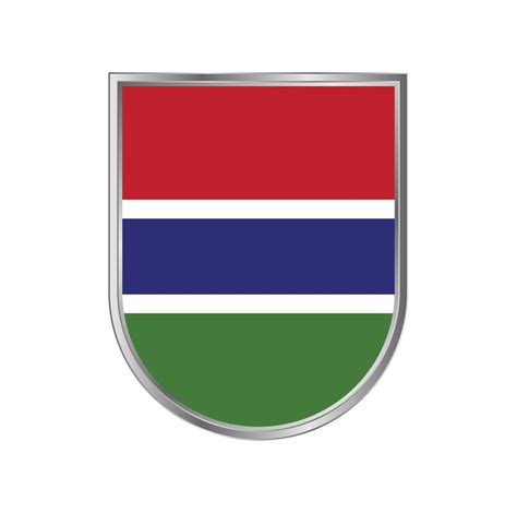 Gambia flag Vector 4943143 Vector Art at Vecteezy