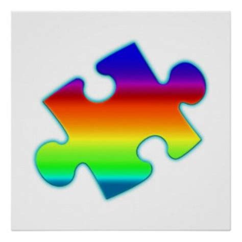 Rainbow jigsaw puzzle piece. | Tattoo puzzle piece, Tattoo puzzle, Jigsaw puzzle pieces