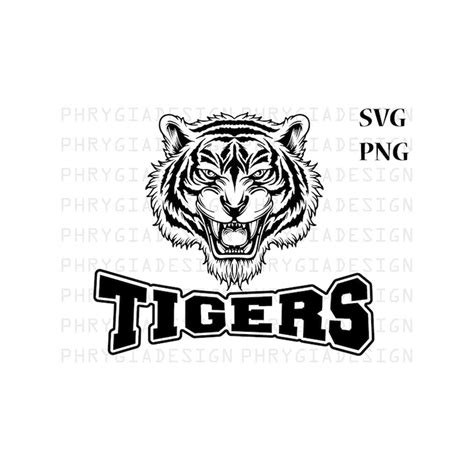 Tigers Svg Png , Tiger Head , Tigers Mascot Svg , Tiger Clip | Inspire ...