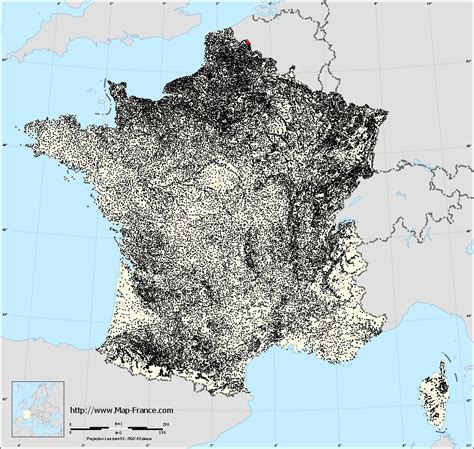 ROAD MAP TOURCOING : maps of Tourcoing 59200