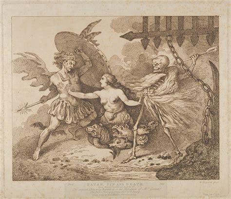 Thomas Rowlandson | Satan, Sin and Death (Paradise Lost, Book the 2nd) | The Metropolitan Museum ...