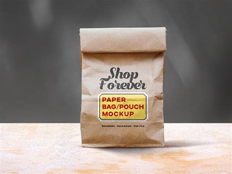 Free Mockup | Brown Paper Bag PSD Mockup - Mockup Love