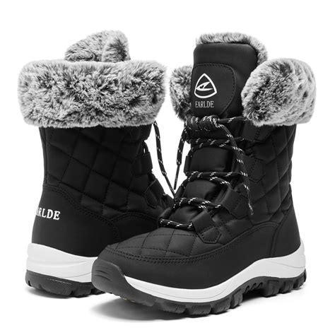 Engtoy Women Snow Boots Winter Warm Casual Shoes Waterproof Comfortable ...