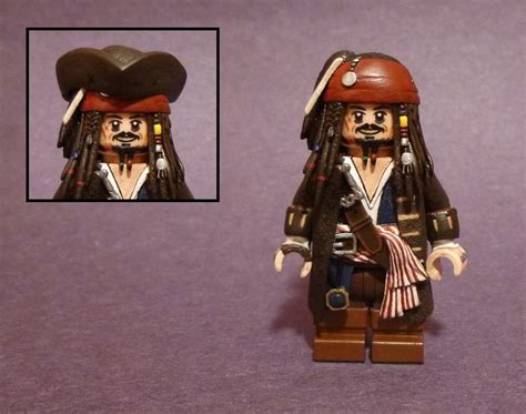 Custom Lego Captain Jack Sparrow | Custom lego, Cool lego creations ...