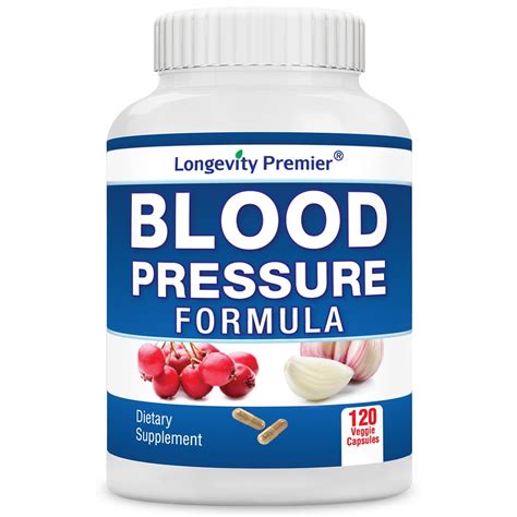 Longevity Blood Pressure Formula [120 capsules] - With 15+ natural ...