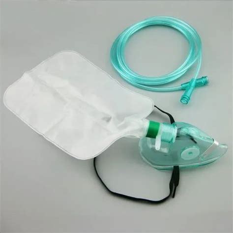 White Oxygen Mask With Reservoir Bag at Rs 99 in Ghaziabad | ID: 22448806997