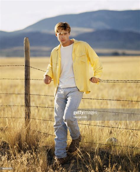 Actor-Brad-Pitt-is-photographed-for-People-Magazine-on-August-12-1991 ...