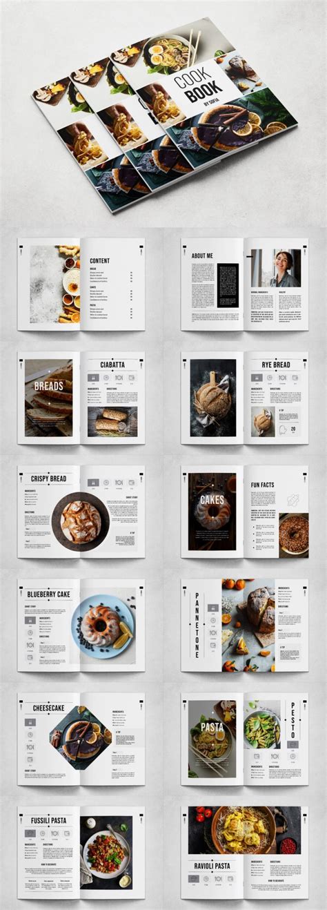 Cookbook InDesign Template for Delicious Recipes