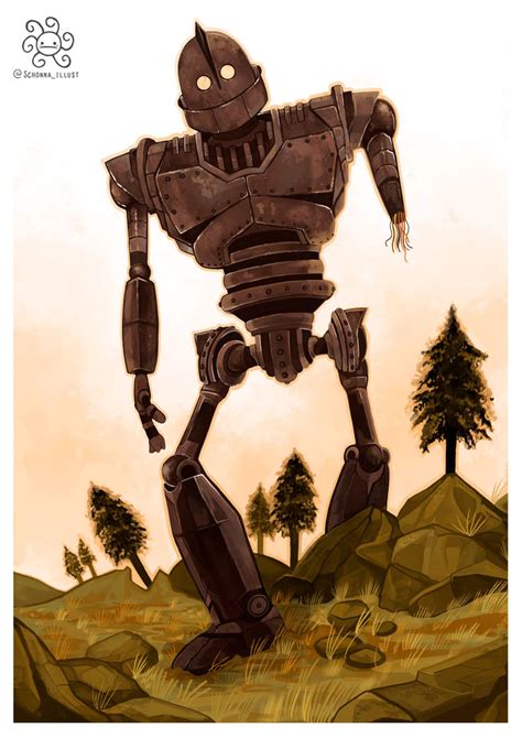 FANART The iron Giant by Schonnaillust on DeviantArt