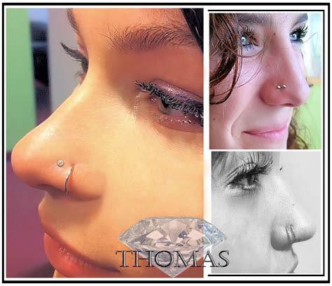 double nose piercing placements by Thomas | Double nose piercing, Nose piercing, Nose piercing hoop