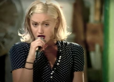 Gwen Stefani Wearing the Dress in No Doubt's "Don't Speak" Music Video ...