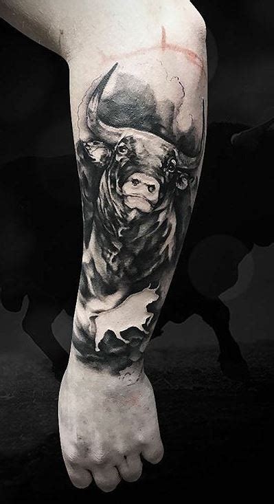 Top 172 + Bull forearm tattoo - Spcminer.com