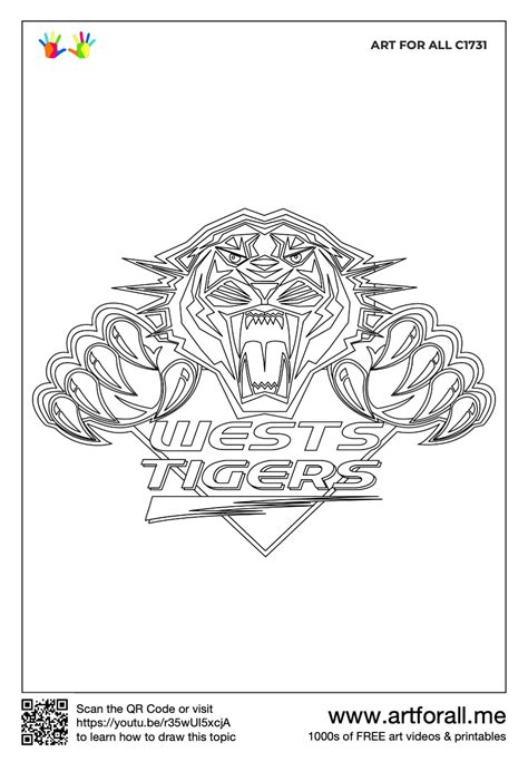 NRL SVG Wests Tigers Logo Vector File Digital Download | lupon.gov.ph