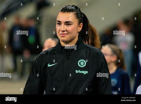 Zecira Musovic of Chelsea ahead of the UEFA Women's Champions League ...