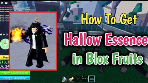 How To Get Hallow Essence In Blox Fruit (2024) | Blox Fruits Hallow ...