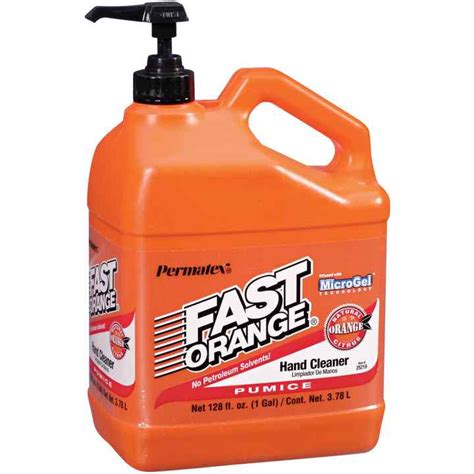 Fast Orange® Fine Pumice Lotion Hand Cleaner, 1 GAL w/pump - Permatex