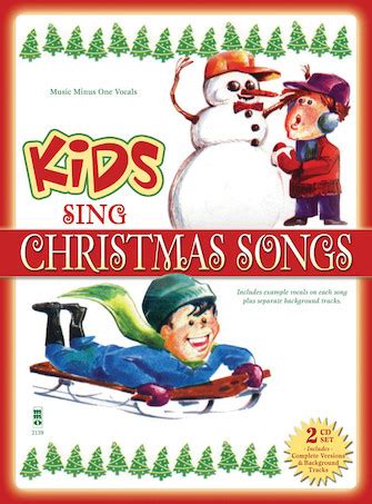 Kids Sing Christmas Songs (Sheet Music) Music Minus One (141196) by Hal ...