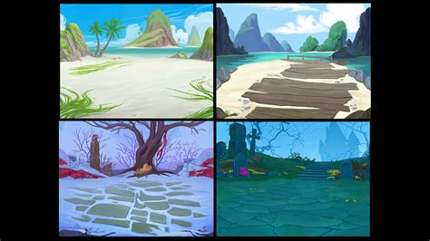 ArtStation - Fantasy Backgrounds Pack | Game Assets