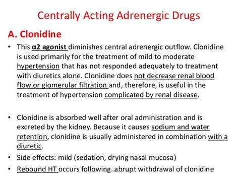 Antihypertensive drugs