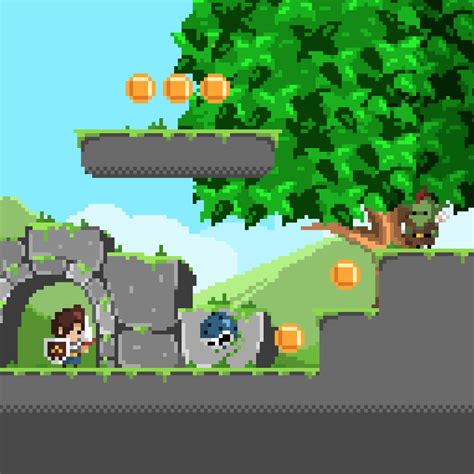 Pixel Art Assets for Platformer Game by kokoko3000