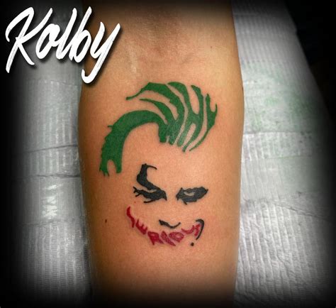 Joker "Why So Serious " by Kolby Chandler: TattooNOW