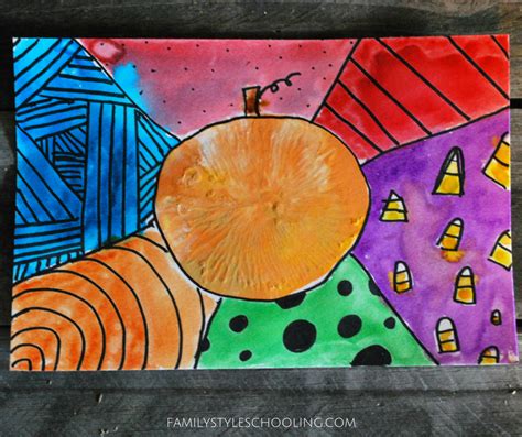 10 Fantastic Abstract Art Projects for Fall - Family Style Schooling