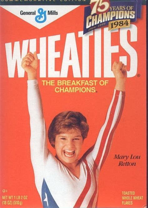 Mary Lou Retton, Wheaties-box. | Mary lou retton