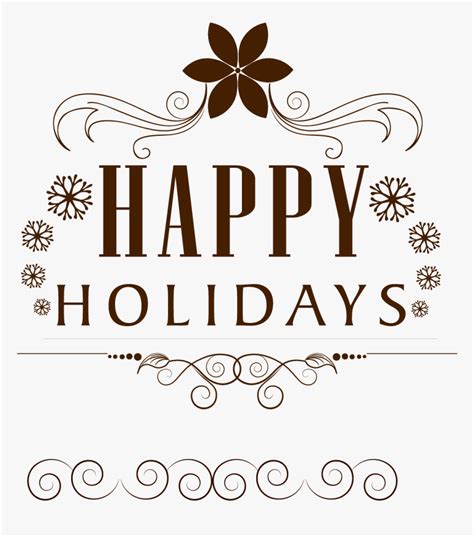 Happy Holidays PNG, Vector, PSD, and Clipart With Transparent - Clip ...