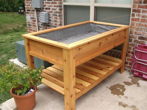 Cedar Garden Box Cedar Raised Garden Box By Cedar Garden Planter Plans Diy Cedar Garden Plante ...