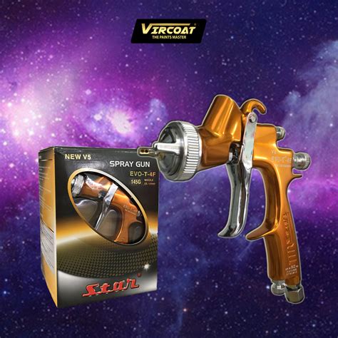 M-STAR EVO-T-4F 143G Spray Gun 1.4mm/ Top-Fed Gravity Spray Gun