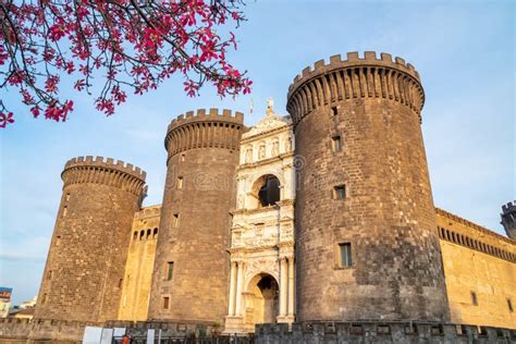 The Medieval Castle of Maschio Angioino or Castel Nuovo New Castle ...